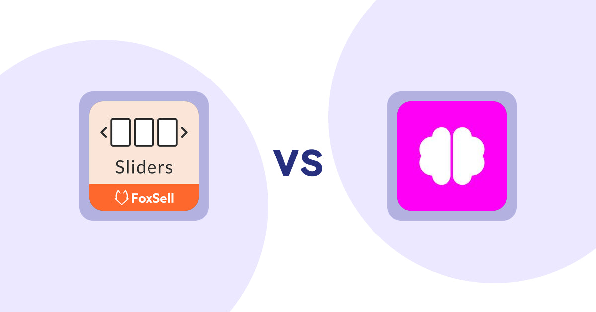 Shopify Product Display Apps: FoxSell Slider & Carousel vs. Brainy: AI SEO & Content Boost