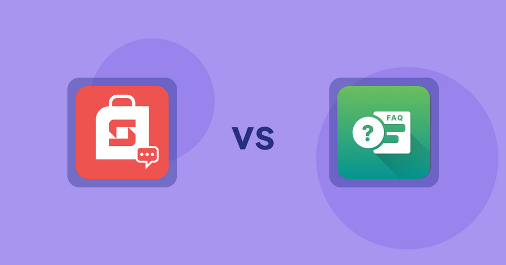 Shopify Product Display Apps: Stackend: Customer Community vs FAQ Expert: Product FAQ