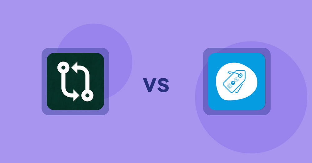 Shopify Product Display Apps: Compareder ‑ Product Compare vs Extendons Product Tag Images