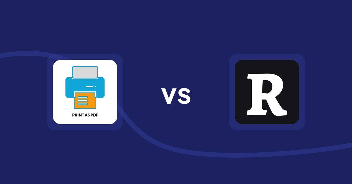 Shopify Product Display Apps: LitPDP ‑ Print as PDF vs AI SEO: Top Product Features