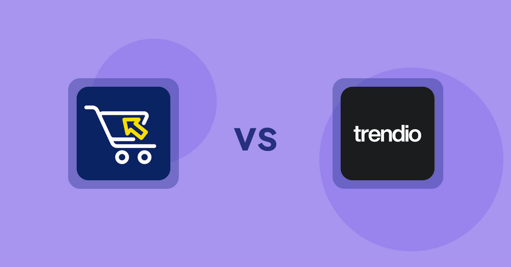 Shopify Product Display Apps: Swift B2B Cart / CSV Upload vs. Trendio