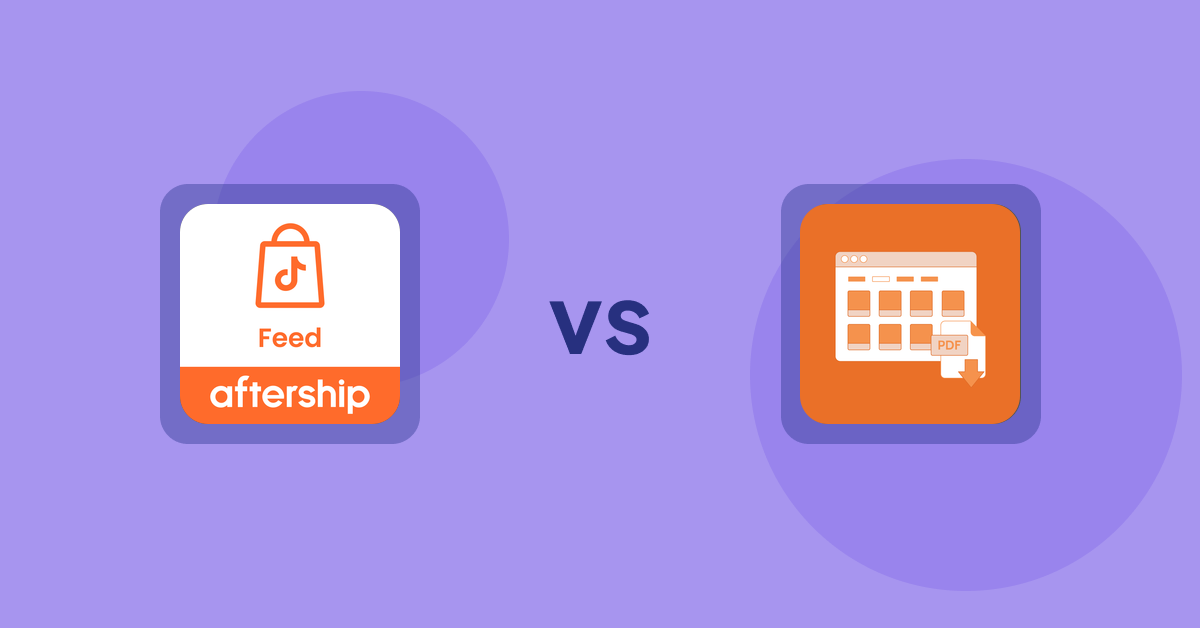 Shopify Product Display Apps: AfterShip Feed for TikTok Shop vs Meetanshi PDF Product Catalog