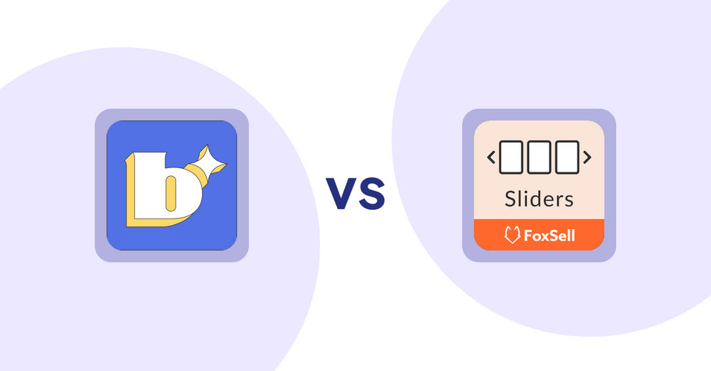 Shopify Product Display Apps: Because: CRO + Personalization vs FoxSell Slider & Carousel
