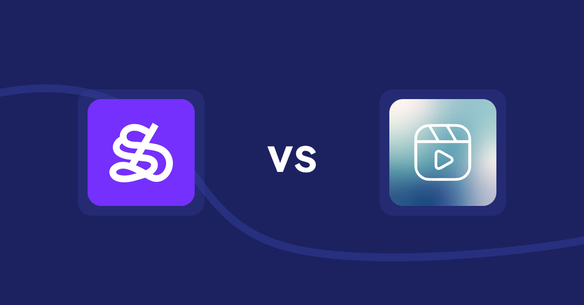 Shopify Product Display Apps: WeShop AI: Model & Product Photo vs. Reelify ‑ Shoppable Reel Video