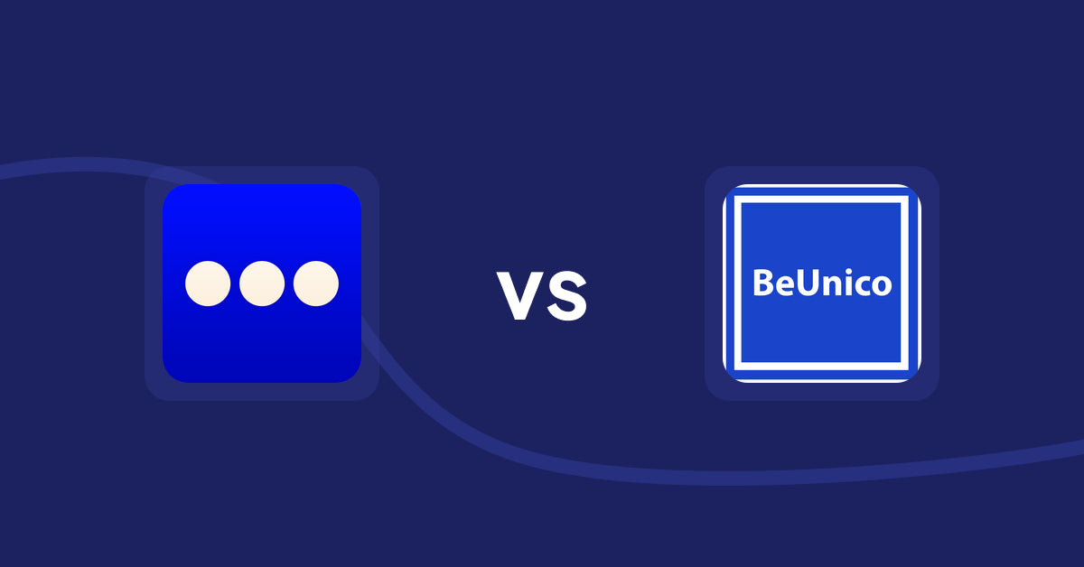 Shopify Product Display Apps: Vario ‑ Variation Swatches vs BeUnico