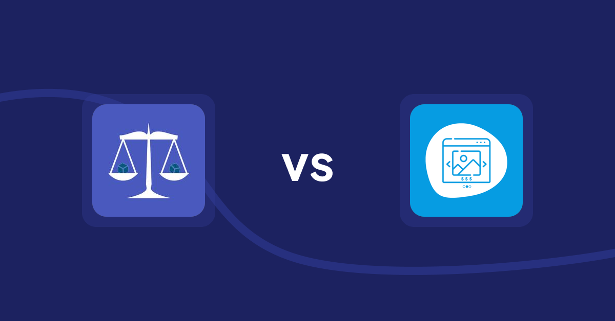 Shopify Product Display Apps: Equate ‑ Product Compare vs Quick Product Navigator Slide