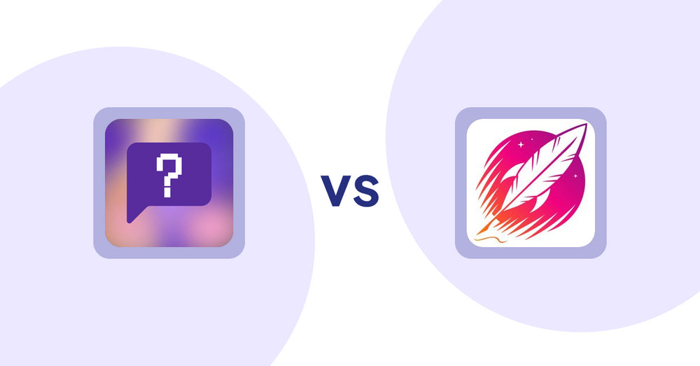 Shopify Product Display Apps: FAQbucket ‑ Help Center & FAQ vs Wordsmith: Content Generator