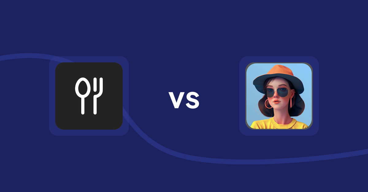 Shopify Product Display Apps: ServeUp ‑ Restaurant Menu vs Fit it