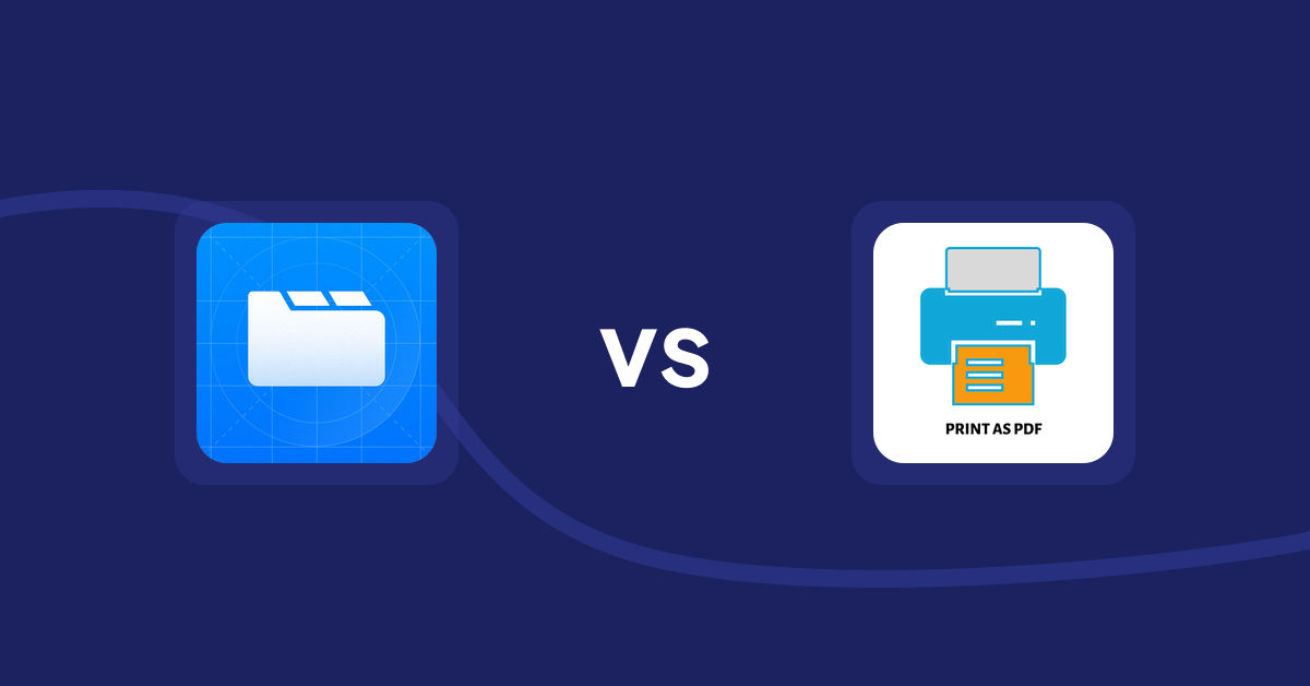 Shopify Product Display Apps: Easy Tabs ‑ Product Tabs vs. LitPDP ‑ Print as PDF