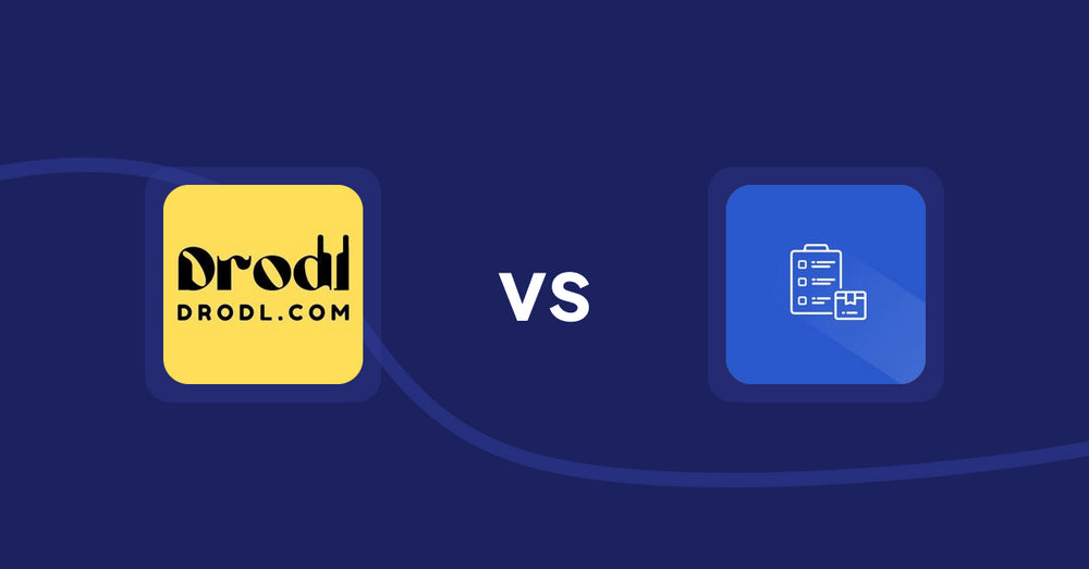 Shopify Product Display Apps: Drodl: Hide SoldOut Products vs Addify ‑ Products Table List