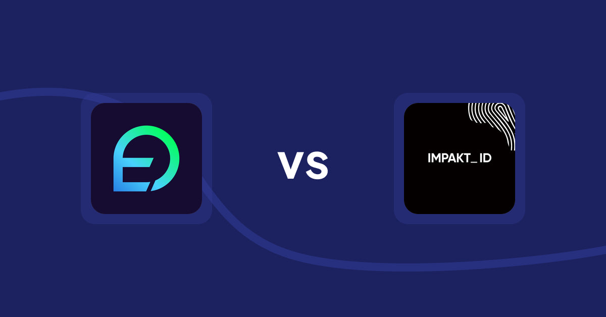 Shopify Product Display Apps: EasyDisplay: Product Showcase vs IMPAKT ID: fashion CO2 tracker