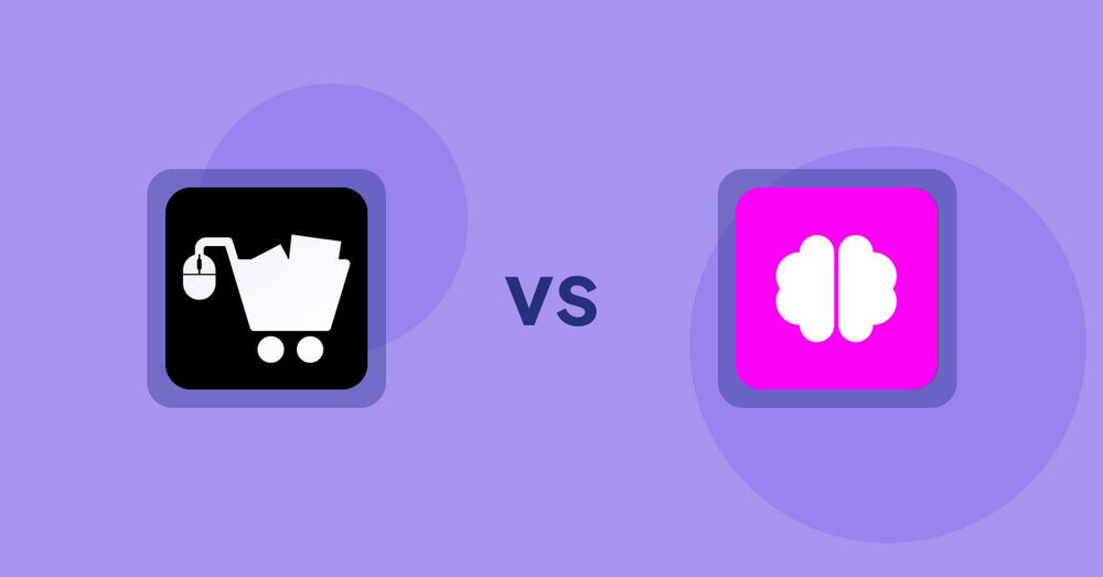 Shopify Product Display Apps: LM Add To Cart Sticky vs. Brainy: AI SEO & Content Boost