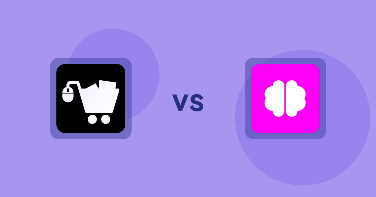 Shopify Product Display Apps: LM Add To Cart Sticky vs. Brainy: AI SEO & Content Boost