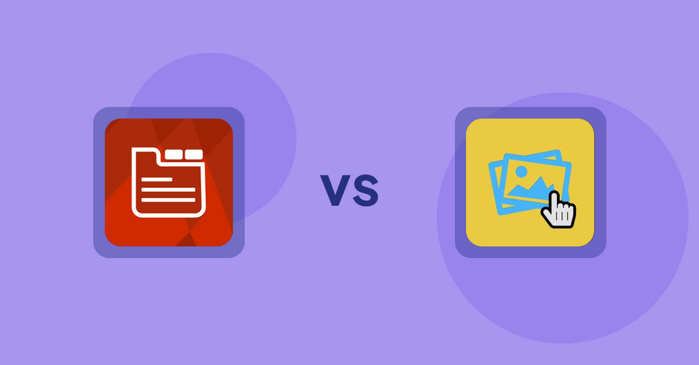 Shopify Product Display Apps: Tabs: SEO Product Tabs with AI vs. Singleton | Second Image Hover