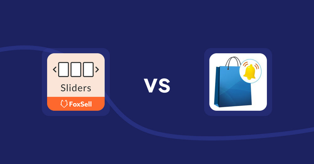 Shopify Product Display Apps: FoxSell Slider & Carousel vs CartBar ‑ Product Purchase Bar