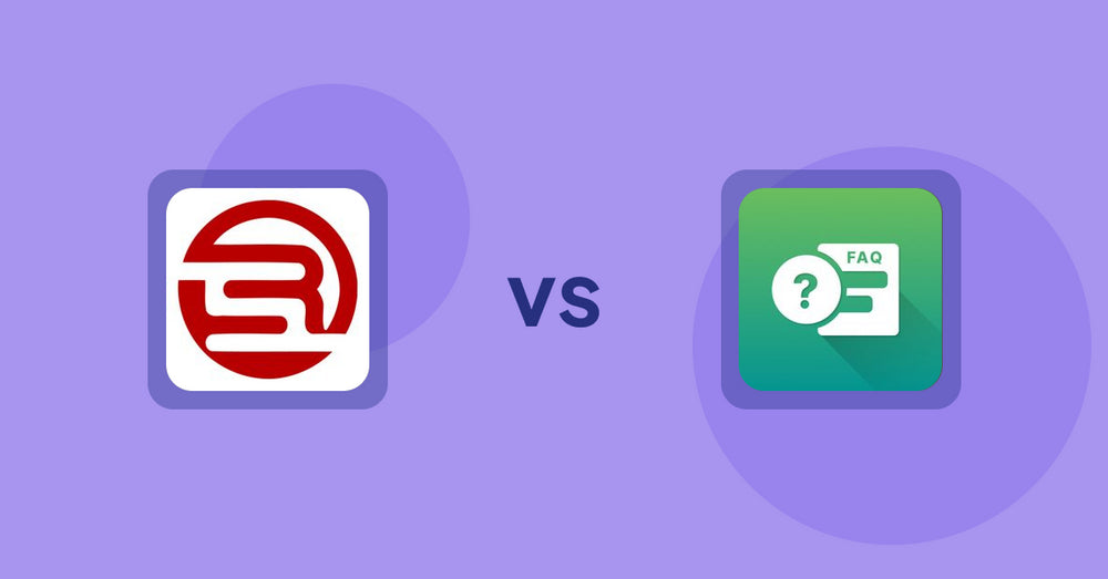 Shopify Product Display Apps: Robosize: AI Size Recommender vs FAQ Expert: Product FAQ
