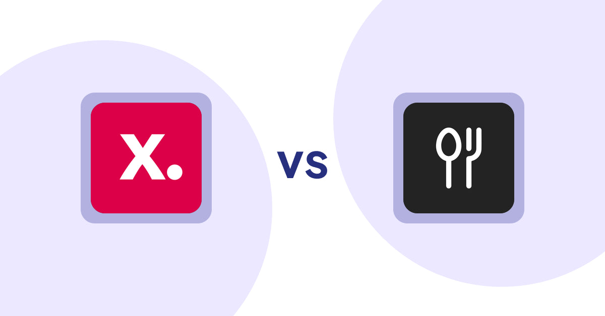 Shopify Product Display Apps: Category & Collection Sort |KX vs. ServeUp ‑ Restaurant Menu