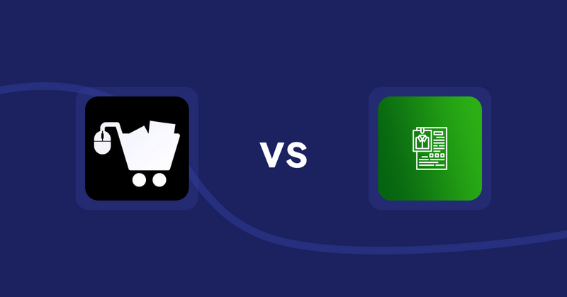 Shopify Product Display Apps: LM Add To Cart Sticky vs OC Product Size Chart