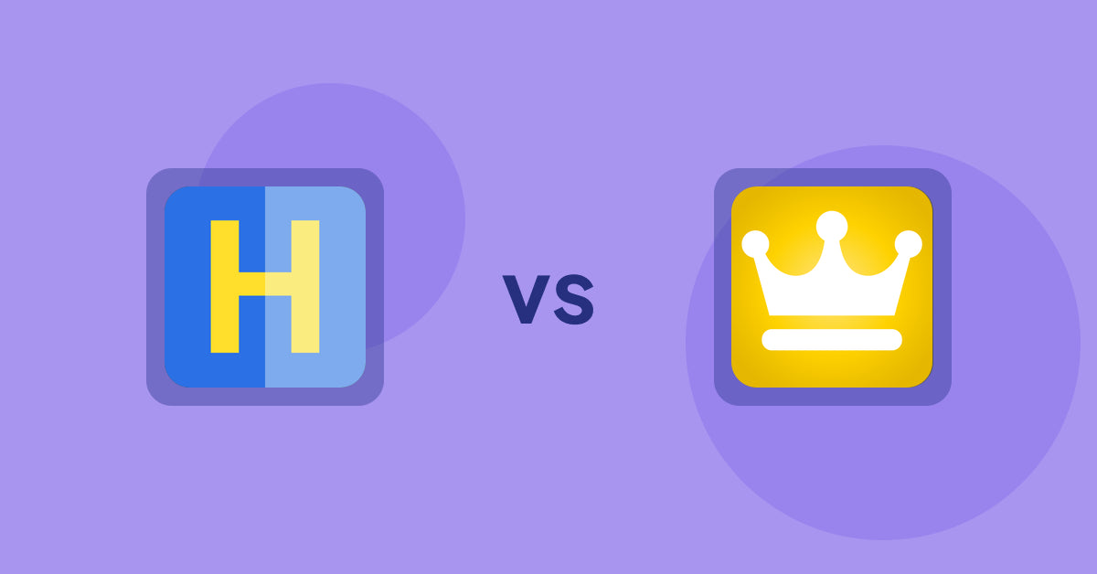 Shopify Product Display Apps: HiVar: Hide Sold Out Variants vs. Awesome Ranking