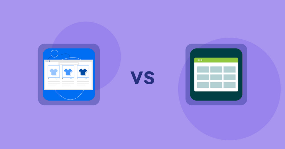 Shopify Product Display Apps: Hura Product Showcase Builder vs Product Table