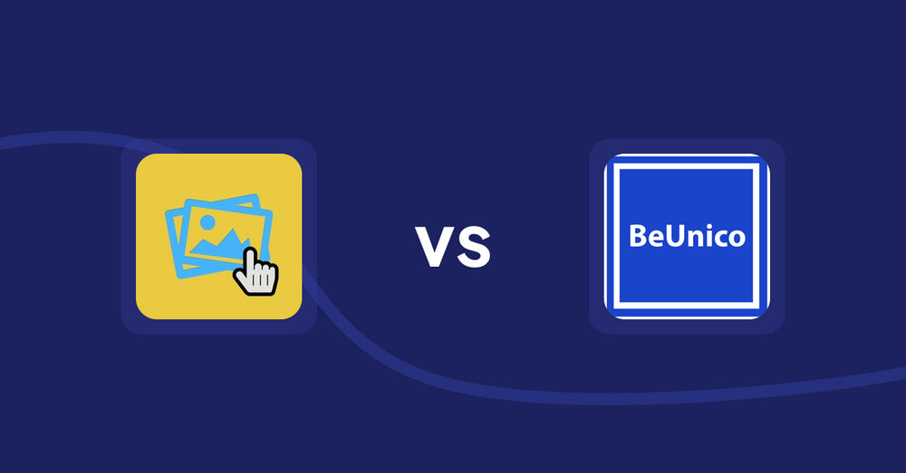 Shopify Product Display Apps: Singleton | Second Image Hover vs. BeUnico