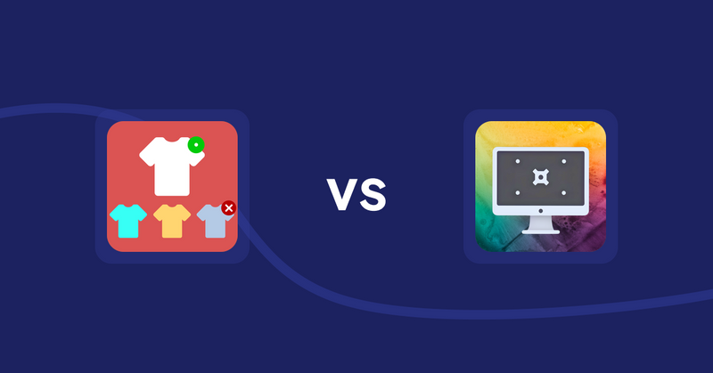 Shopify Product Display Apps: ST: Product & Collection Sort vs PC Builder