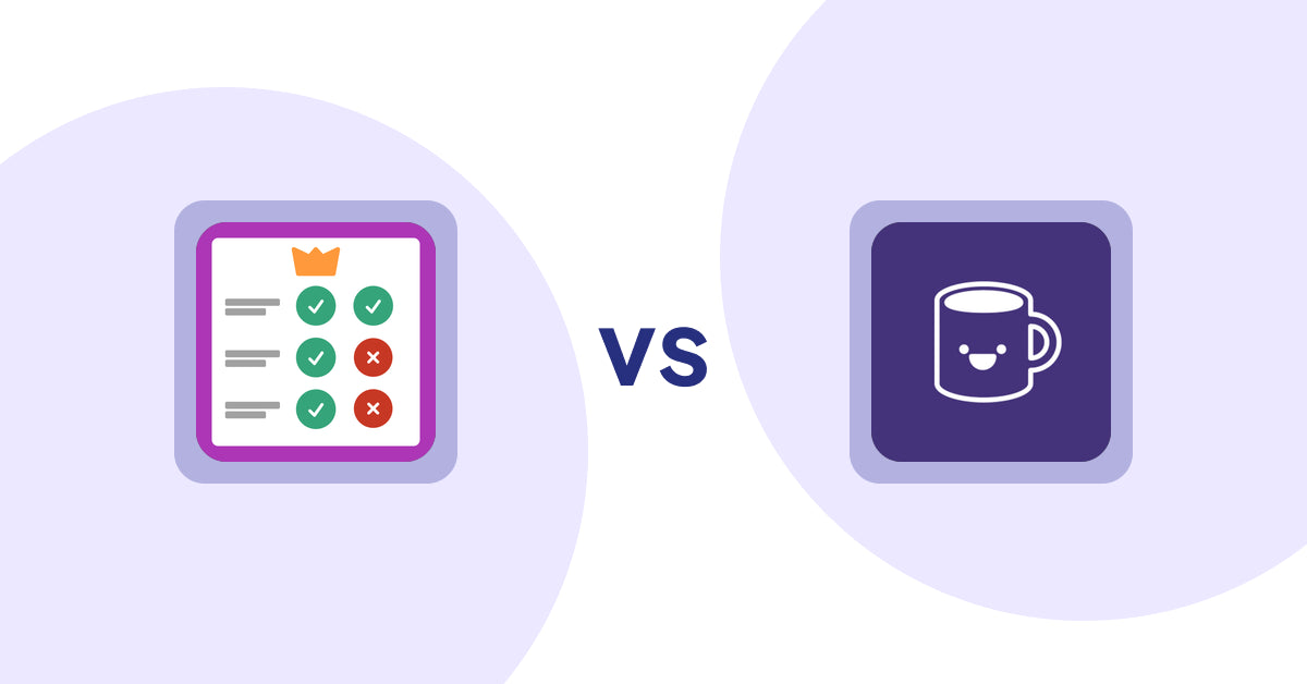 Shopify Product Display Apps: Pretty Comparison Tables vs. Mugshot Bot