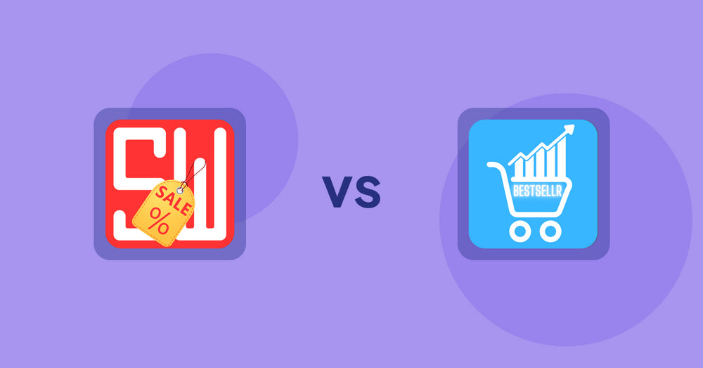 Shopify Product Display Apps: Super Watermarks ‑ Badges vs Bestsellr