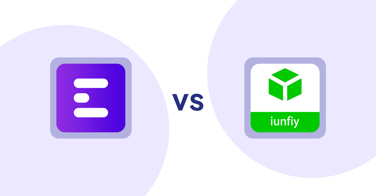 Shopify Product Display Apps: ANG Extra Menu vs. iunfiy • Related Products