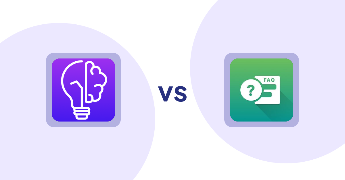 Shopify Product Display Apps: GoWise: AI Product Description vs FAQ Expert: Product FAQ