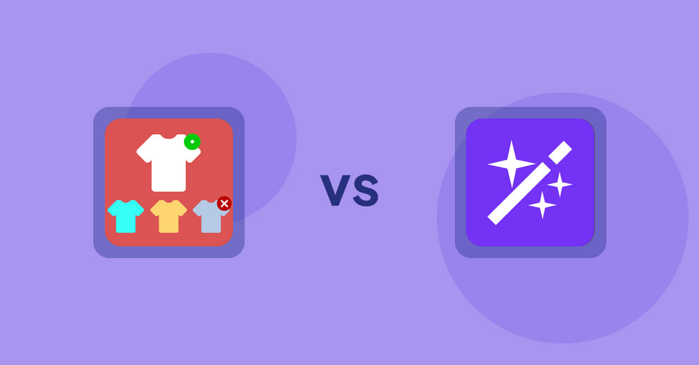 Shopify Product Display Apps: ST: Product & Collection Sort vs Magi ‑ AI Write Description