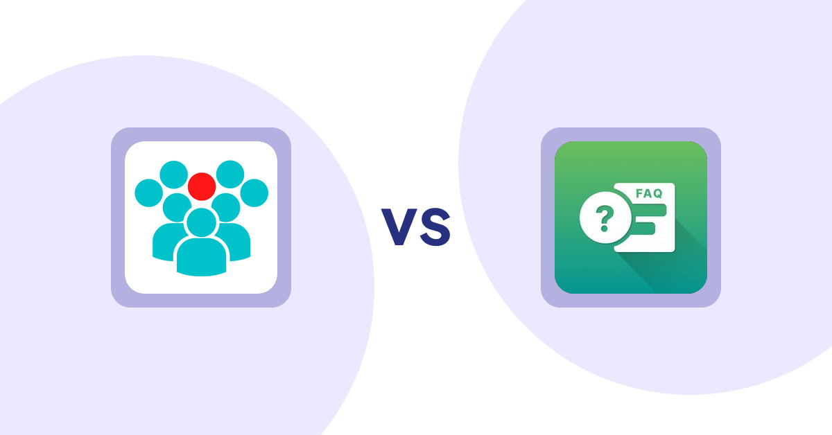Shopify Product Display Apps: Today's Project Urgency Stock vs FAQ Expert: Product FAQ