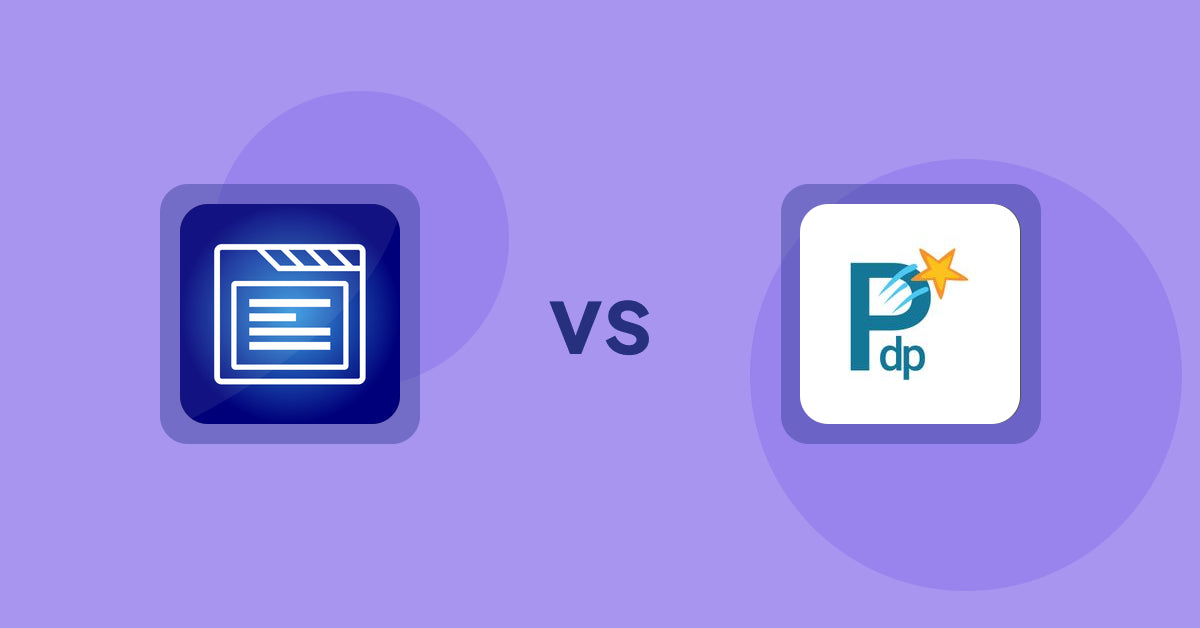Shopify Product Display Apps: My Tabs 2.0 vs PDP Star