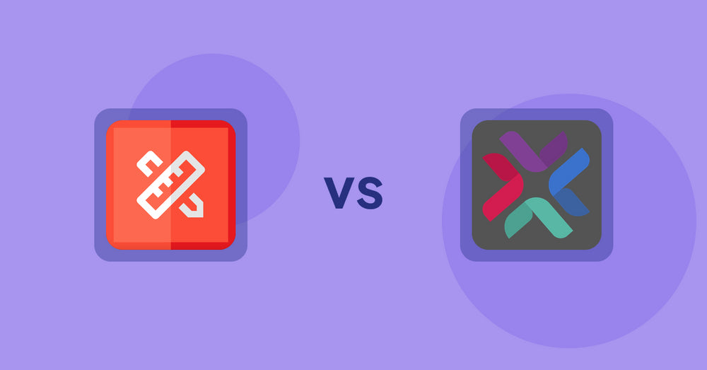 Shopify Product Display Apps: RT: Size Chart, Size Guide vs VDB-Diamond & Gemstone Search