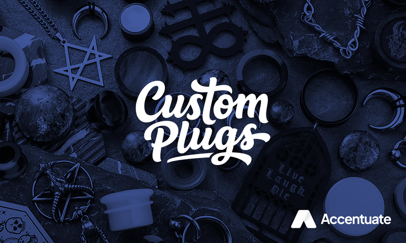 How Custom Plugs leveraged Accentuate Custom Fields to create a Body Jewellery Store